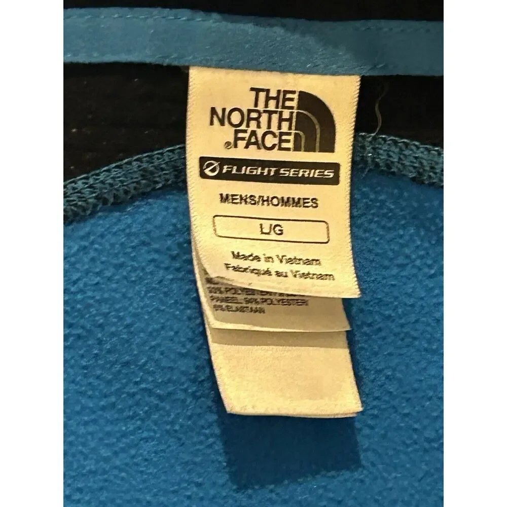 The North Face Blue 1/4 Zip- Up Jacket Men's size L